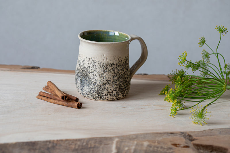 Large pottery mugs Handmade stoneware mugs