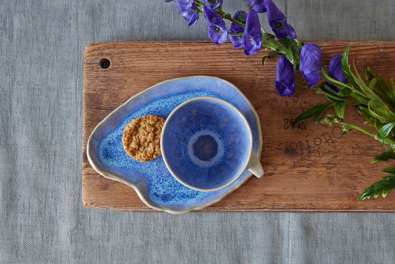 Tea -and cappuccino cups with saucer